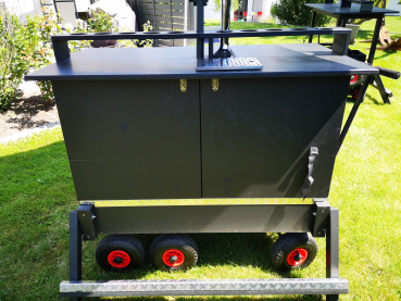 Zapfi Deluxe Bollerwagen mit Zapfanlage und Stehtisch für mobile Bierfeste